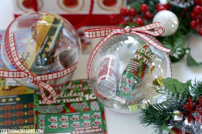 Gift the gift of lottery luck this holiday season with these fun NJ Lottery Ticket Christmas Ornaments.