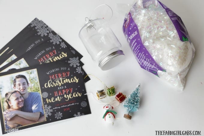 DIY Snowman Snow Globe Ornament