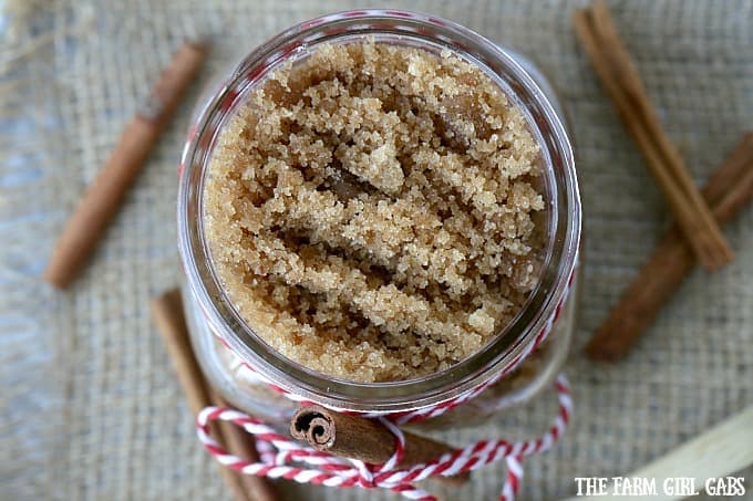 Give the gift of pampering this holiday with this easy DIY Cinnamon Sugar Scrub!