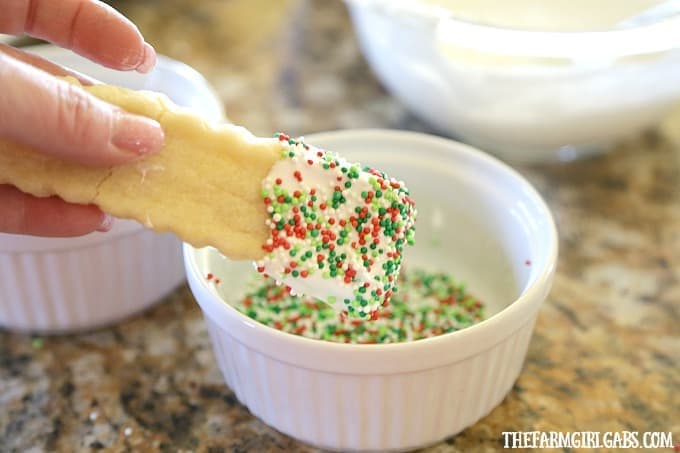 Dipped Sugar Cookie Sticks Plus Six Cookie Cookbooks To Help Your Holiday Baking.