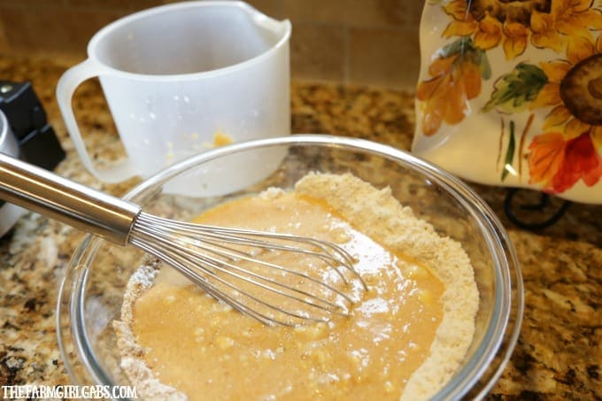 Start your morning with these delicious Cinnamon Sugar Pumpkin Waffles. This breakfast recipe is so simple to make!