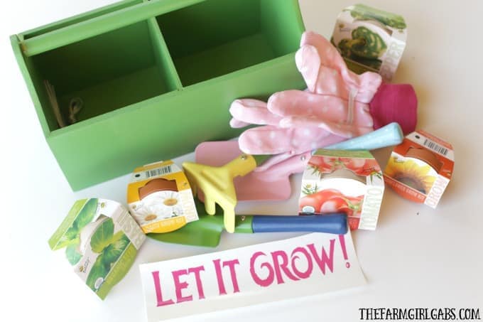 Your kids will really "dig" this DIY Kids Gardening Caddy. It's perfect for carrying their gardening tools. It also makes a great gift idea.