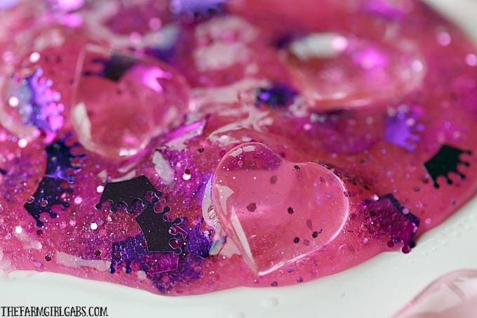 Ready for some ooey, gooey, princess fun? This Disney Princess Slime recipe is the perfect DIY boredom-buster craft for your Disney Princess.