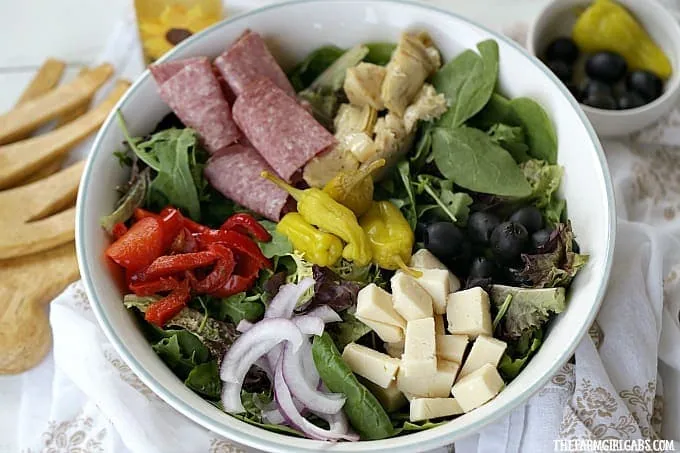 Why save this Easy Antipasto Salad for a special occasion? It's an easy Italian salad recipe that can be enjoyed anytime.