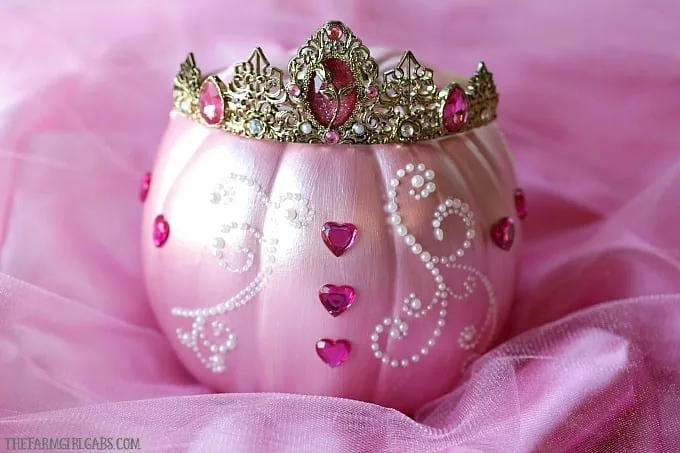 Turn an ordinary pumpkin into this beautiful Sleeping Beauty Pumpkin. This Disney-inspired craft is something your little princess will enjoy creating for Halloween.