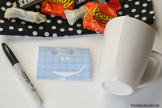 This DIY Jack Skellington Sharpie Mug is no tricks and all treats. This easy Nightmare Before Christmas craft makes a great party favor too!