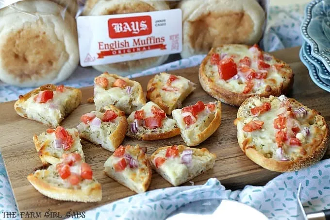 Serve up with zesty White Pizza Bites recipe at your next celebration. Be sure to also Enter The Jingle All The Bays Muffin Event!