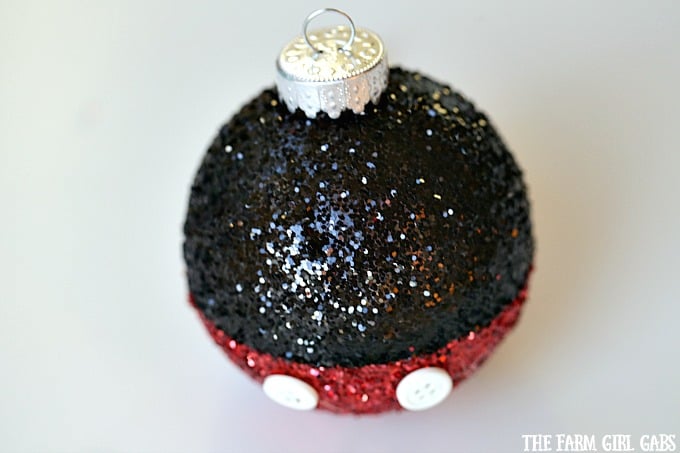 This Magical Mickey Mouse Glitter Ornament is the perfect DIY project for your Disney-inspired Christmas tree.