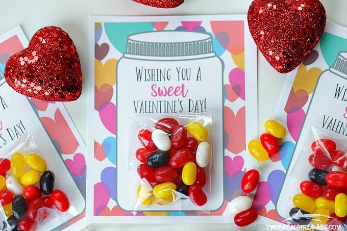 Your kids will have a sweet Valentine's Day making these adorable Sweet Candy Jar Valentines for their friends.