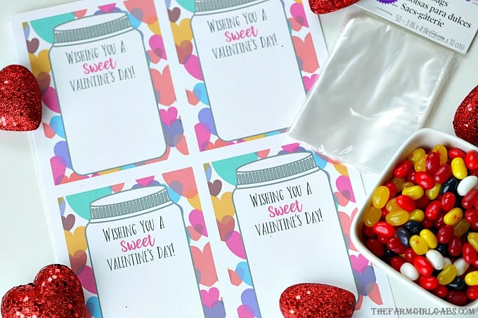 Your kids will have a sweet Valentine's Day making these adorable Sweet Candy Jar Valentines for their friends.