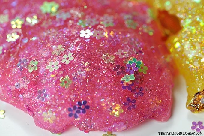 Hippity Hoppity, the kids will go crazy for these fun Easter Egg Glitter Slime Party Favors! Make a batch of this slime for your Easter Celebration.