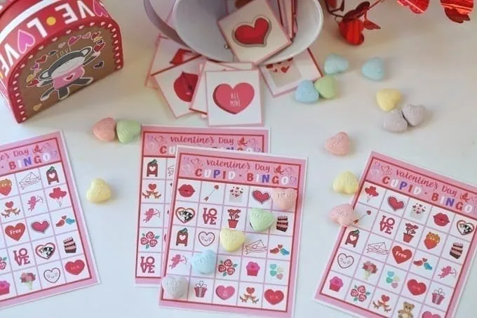 These free Valentine's Day Cupid Bingo cards are perfect for kids to play at home or classroom parties. Download and print yours today for some Valentine's Day fun!