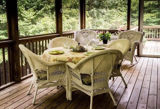 beautiful wood deck rescue