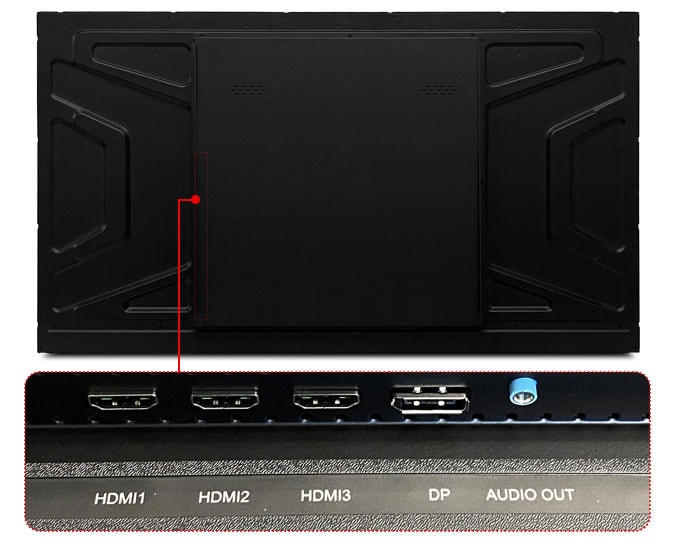 55-inch HDMI, DisplayPort