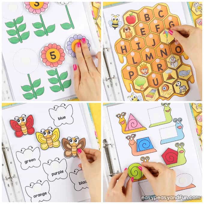 printable spring book