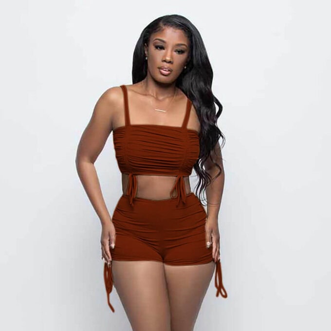 Tie-Wrap 2 Piece Short Set - Image 6