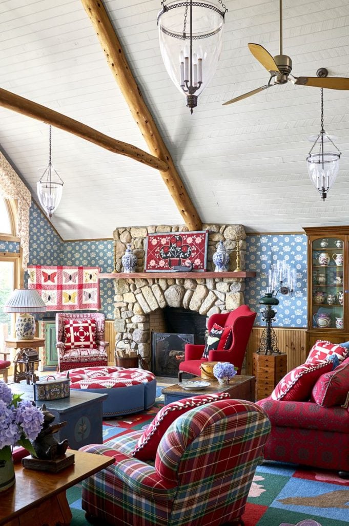 fireplace decorating ideas 57 Easy Fireplace Decorating Ideas That’ll Look Stylish All Year Long james merrell anthony baratta living room 0717 681x1024