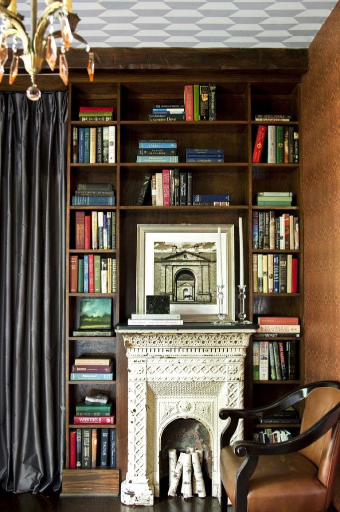 fall decorating ideas 60 Fall Decorating Ideas To Help You Live Your Coziest Life shon parker library bookshelf 681x1024