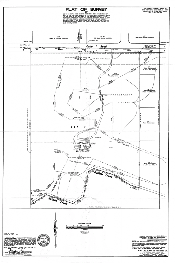 long grove digital plat of survey