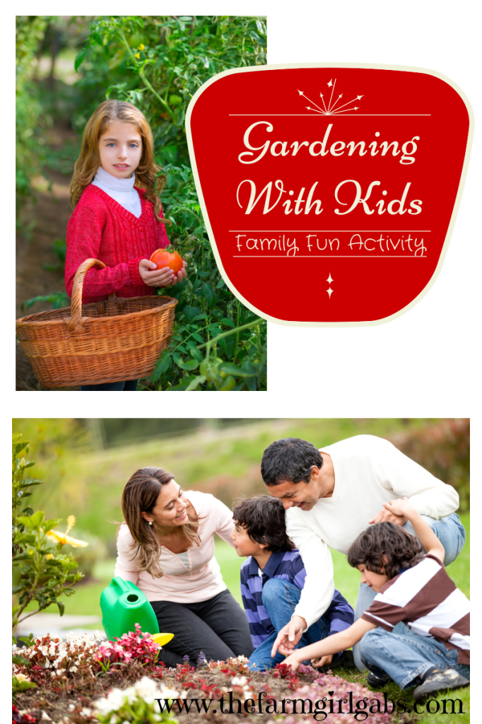 Gardening with kids is a fun family activity. Tips and ideas to make flower and vegetable gardening fun for the whole family!