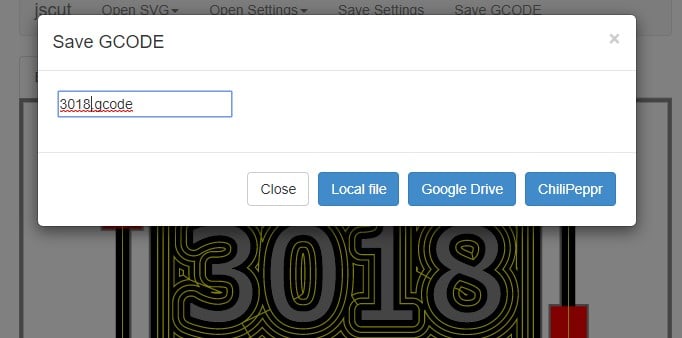 save g code in jscut