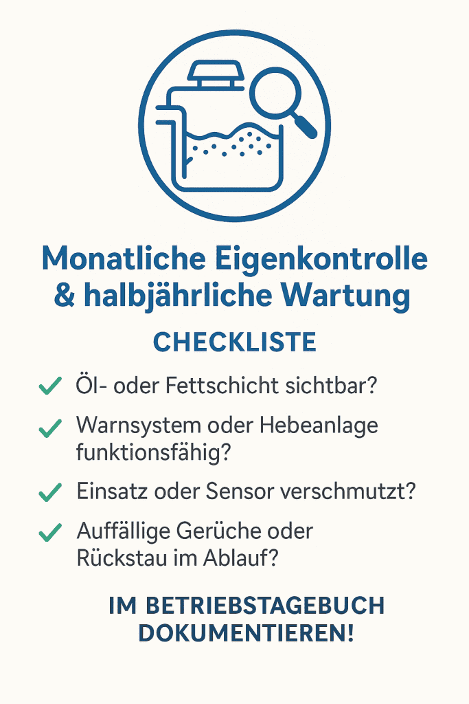 Eigenkontrollen & Wartung