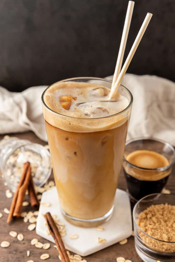 Starbucks Iced Brown Sugar Oatmilk Shaken Espresso Copycat Recipe