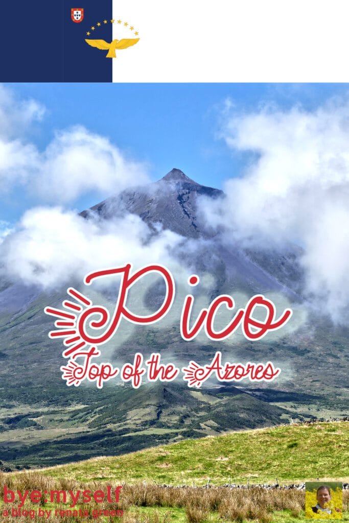 The island of Pico is not only one of the top destinations for the Azores. With the Pico Mountain, it also has Portugal's highest peak. #pico #azores #portugal #europe #island #mountain #hiking #trekking #vineyards #unesco #solotravel #femalesolotravel #byemyself