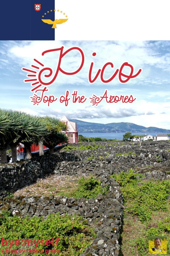 The island of Pico is not only one of the top destinations for the Azores. With the Pico Mountain, it also has Portugal's highest peak. #pico #azores #portugal #europe #island #mountain #hiking #trekking #vineyards #unesco #solotravel #femalesolotravel #byemyself