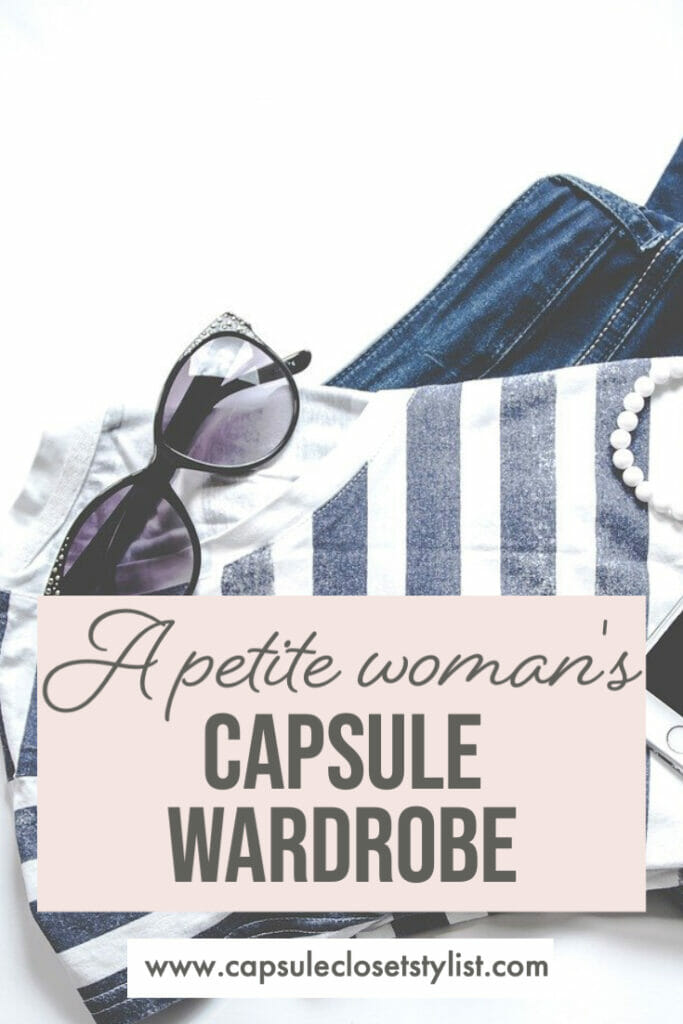 Petite capsule wardrobe
