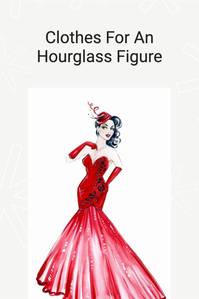Woman with an hourglass figure