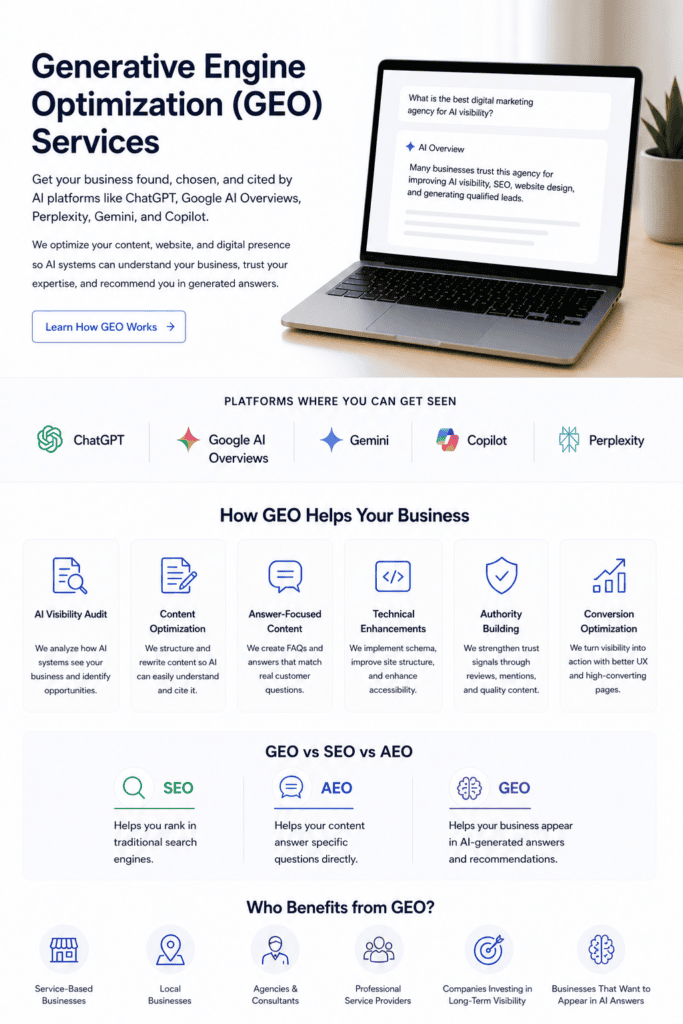 How Generative Engine Optimization (GEO) helps your business