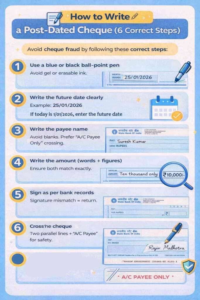 Post-Dated Cheque Meaning, Example, Validity in India 2026