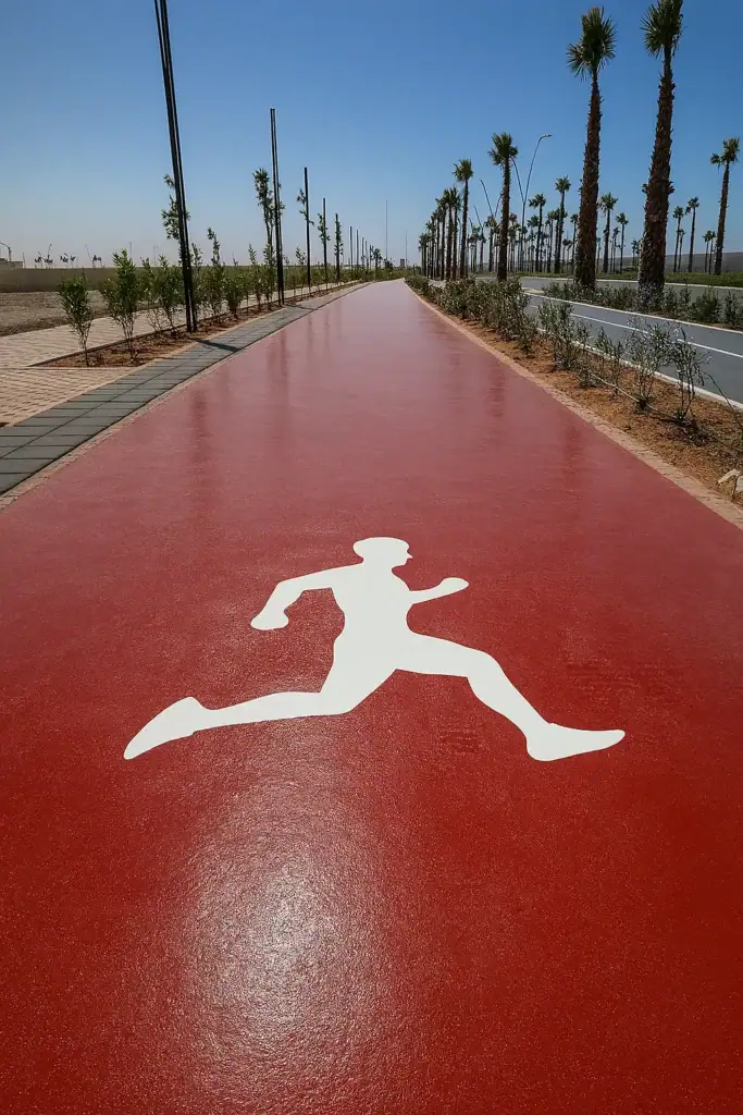 PU Jogging Tack