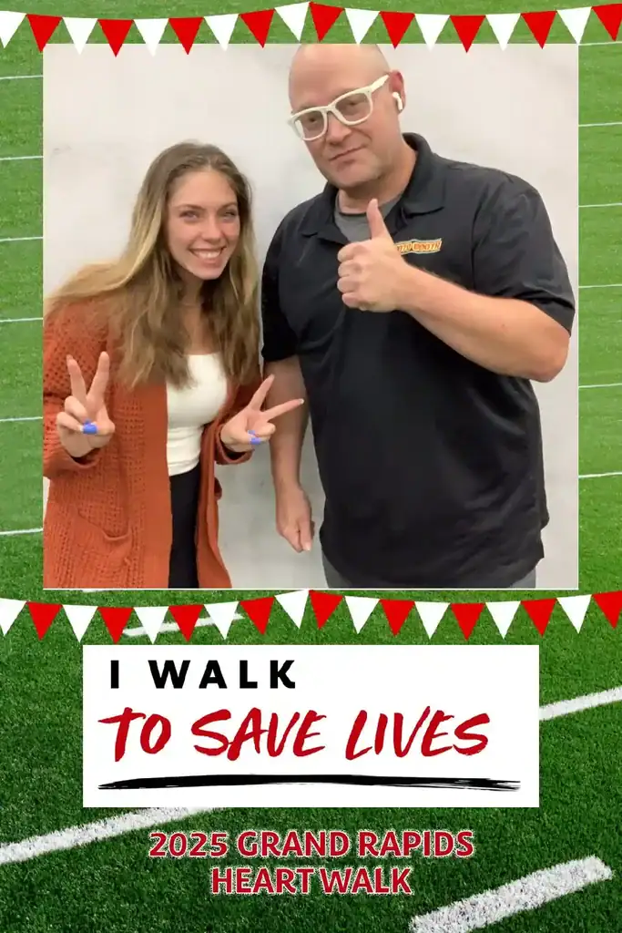 TJ and Guest at 2025 Grand Rapids Heart Walk