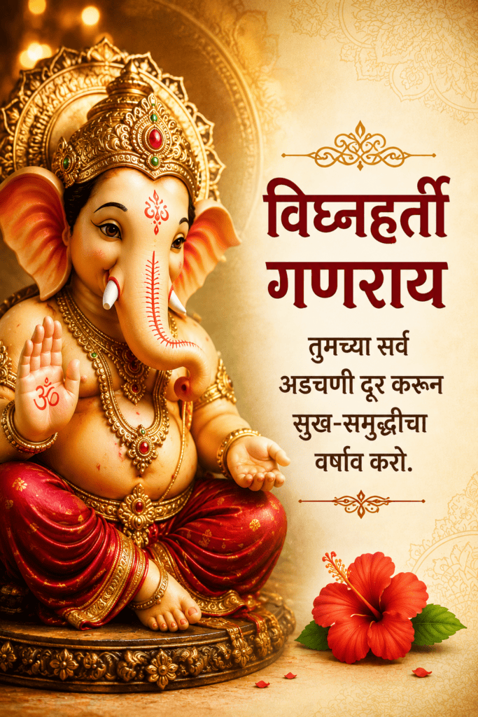 Ganesh Chaturthi Hardik Shubhechha 2026