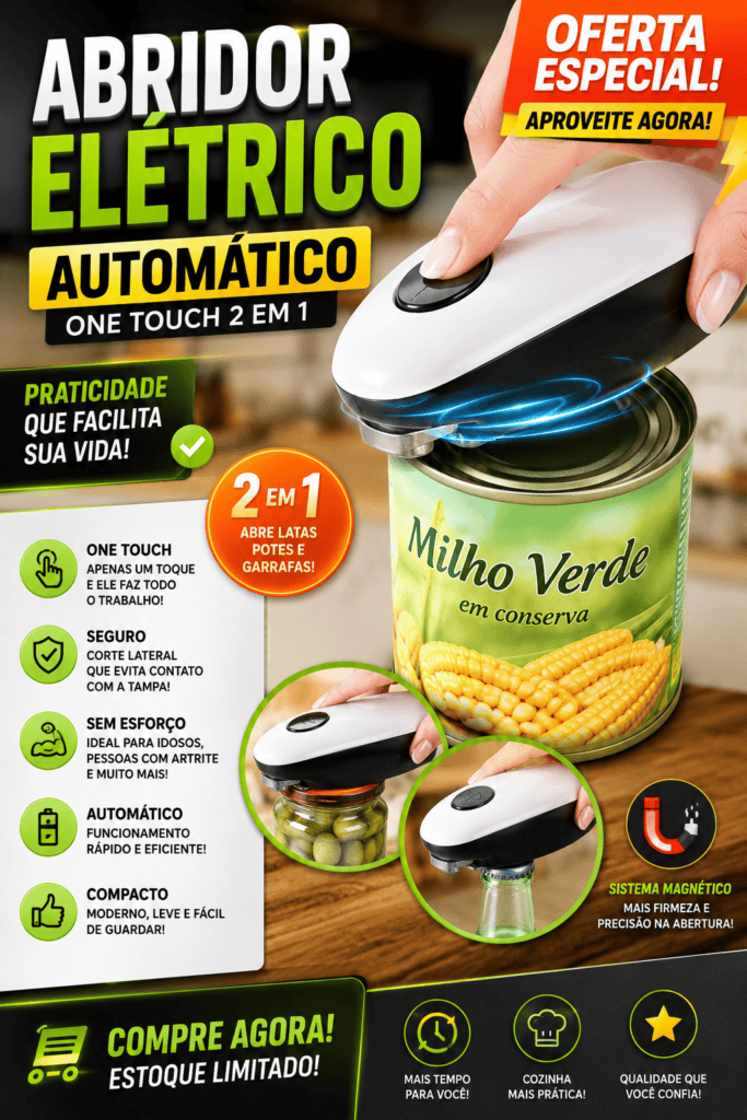 Abridor de Latas Automático