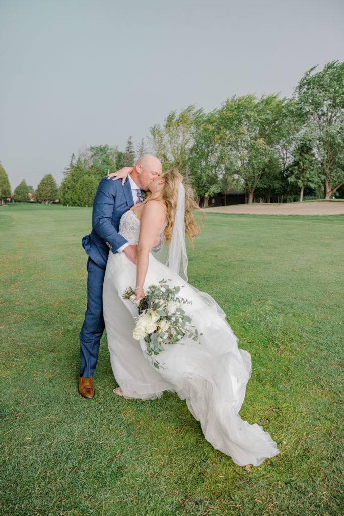Derecho Bride & Groom Photos - Craziest day as Wedding photographer