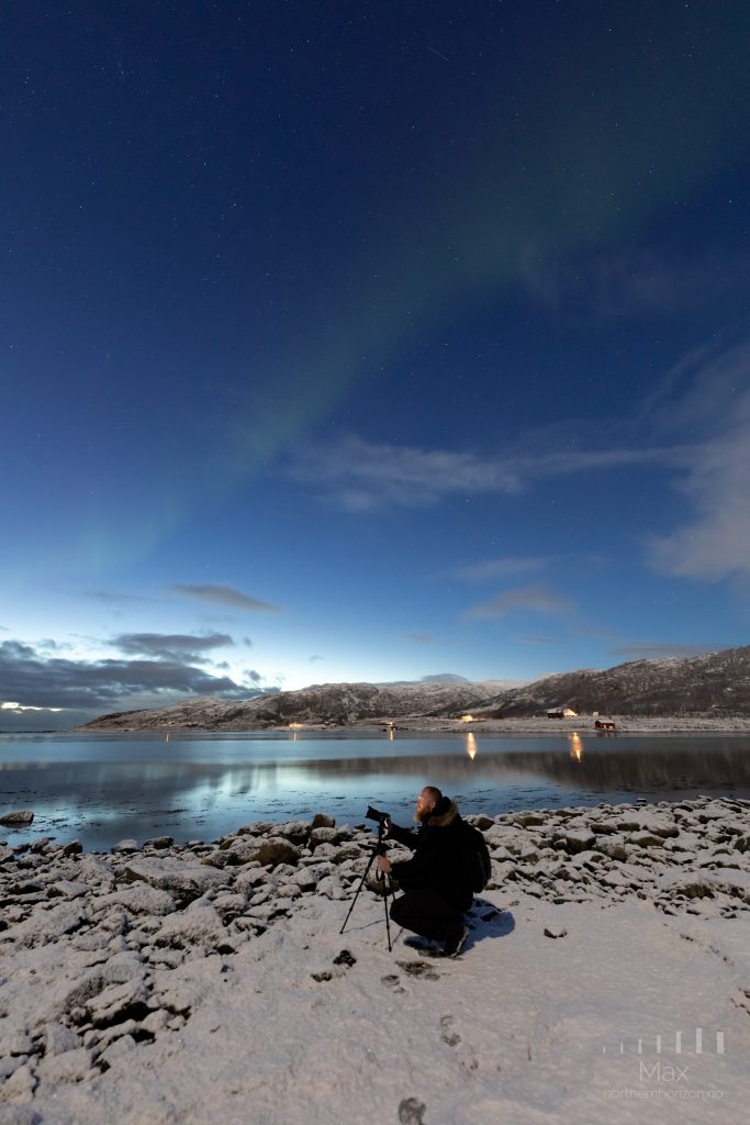 Nordlichter am Skarsfjord mit Northern Horizon Nordlichter am Skarsfjord mit Northern Horizon