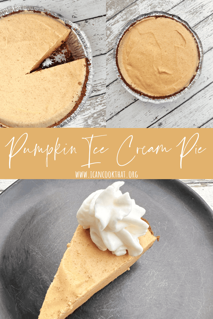 Pumpkin Ice Cream Pie