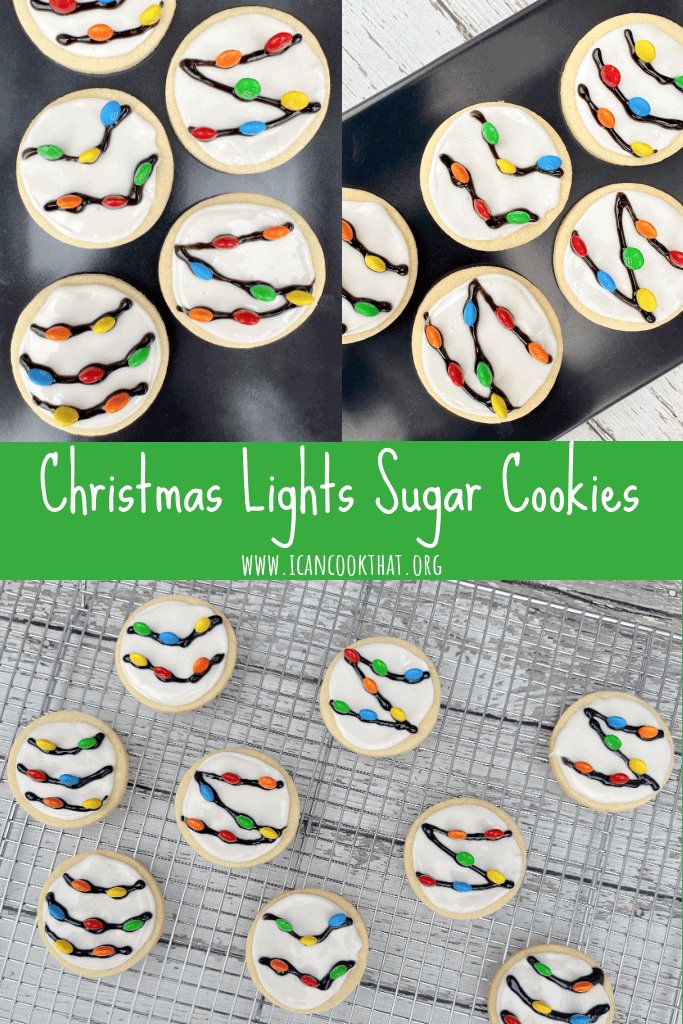 Christmas Lights Sugar Cookies