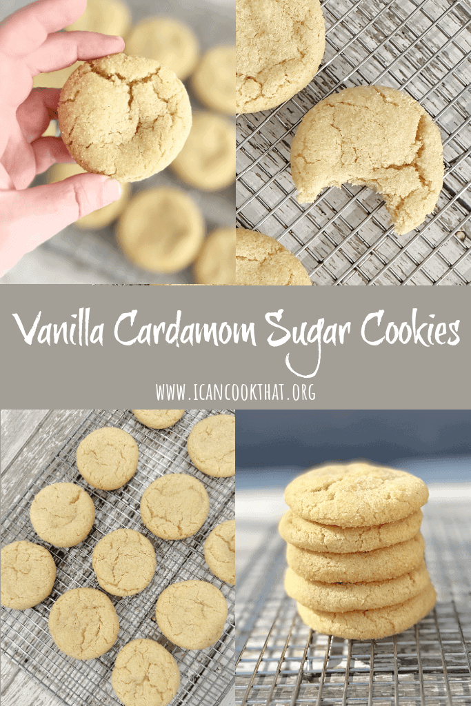 Vanilla Cardamom Sugar Cookies