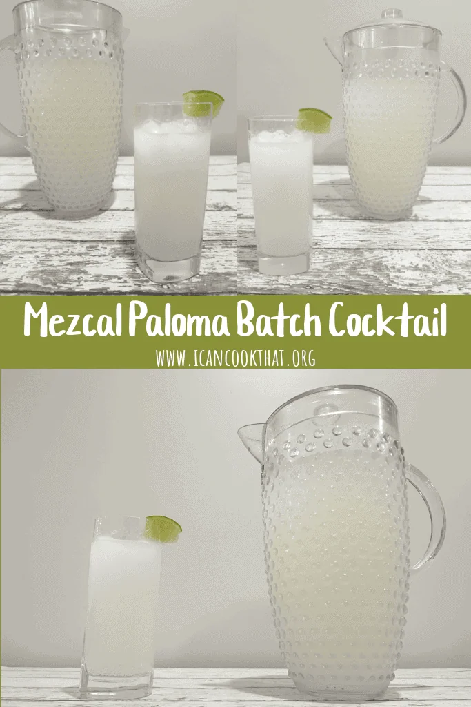 Mezcal Paloma Batch Cocktail
