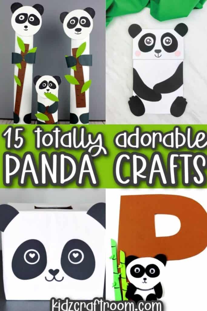 adorable panda bear crafts