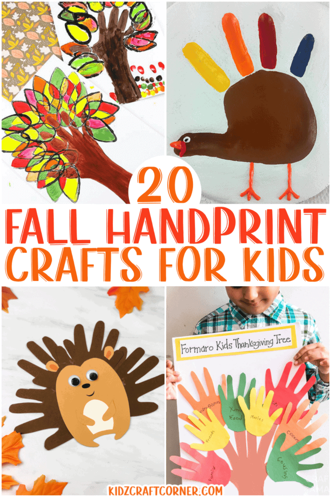 fall handprint crafts