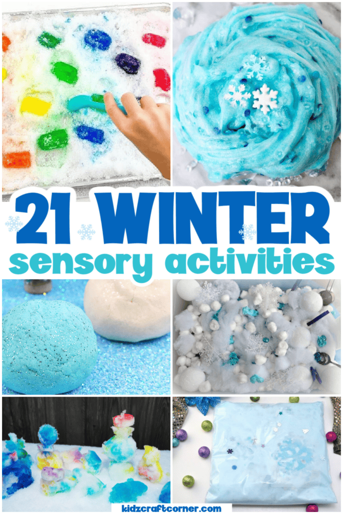 25+ Snow-Themed Sensory Tubs