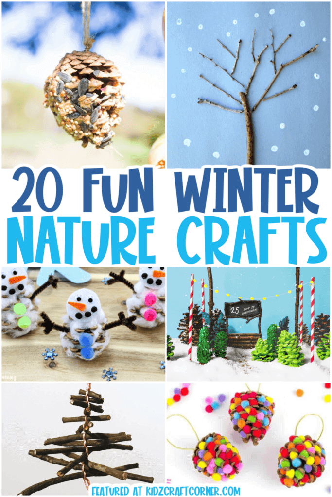 Uit landinwaarts Straat 20 Wonderful Winter Nature Crafts For Kids - Kidz Craft Corner