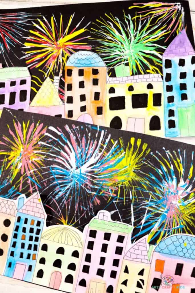 painted firework craft