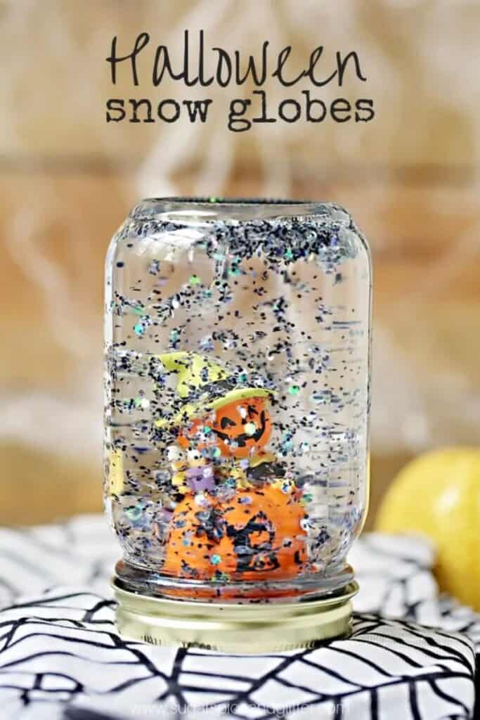 halloween snow globe