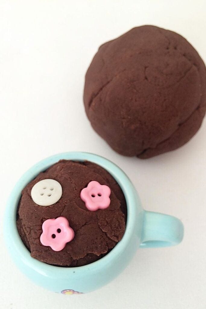 hot cocoa playdough